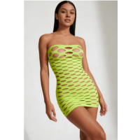 Love In Leather LIN013 Tube Dress One Size - Fluro Love In Leather LIN013 Tube Dress One Size - Fluro